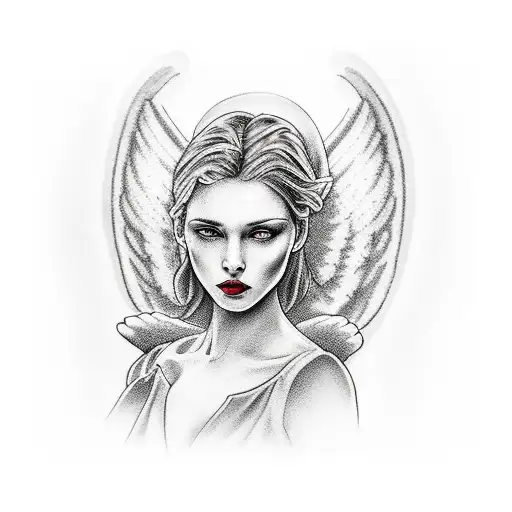 Angel Shooting An Assaultriffle