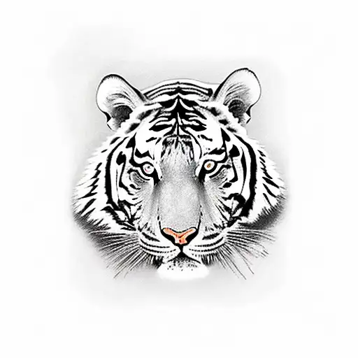 Male Tiger With His Cu