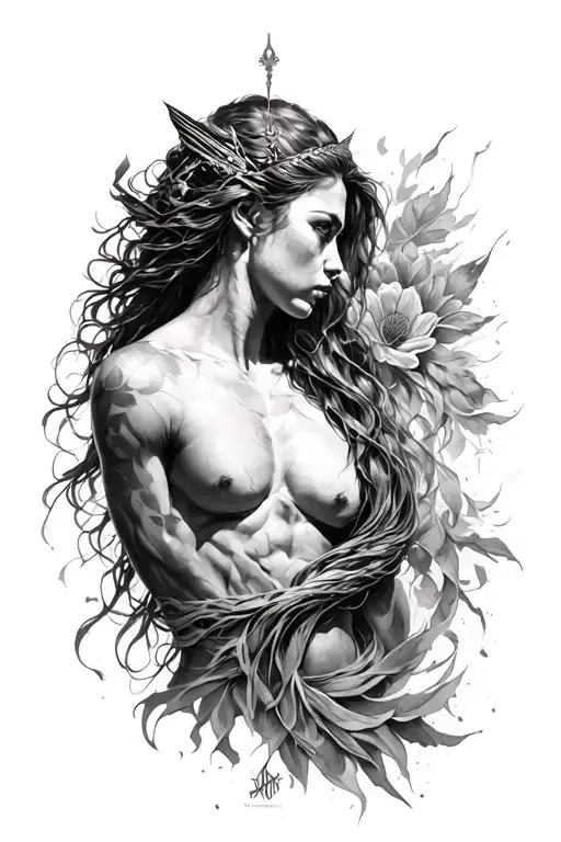 Represents Strength And Courage Creation