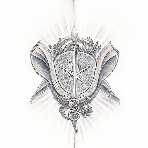 A Realistic Depiction Of A Bible With Rays Of Light Shining Out From Its Pages