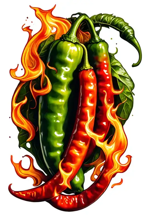 Fire And Chili Pepper