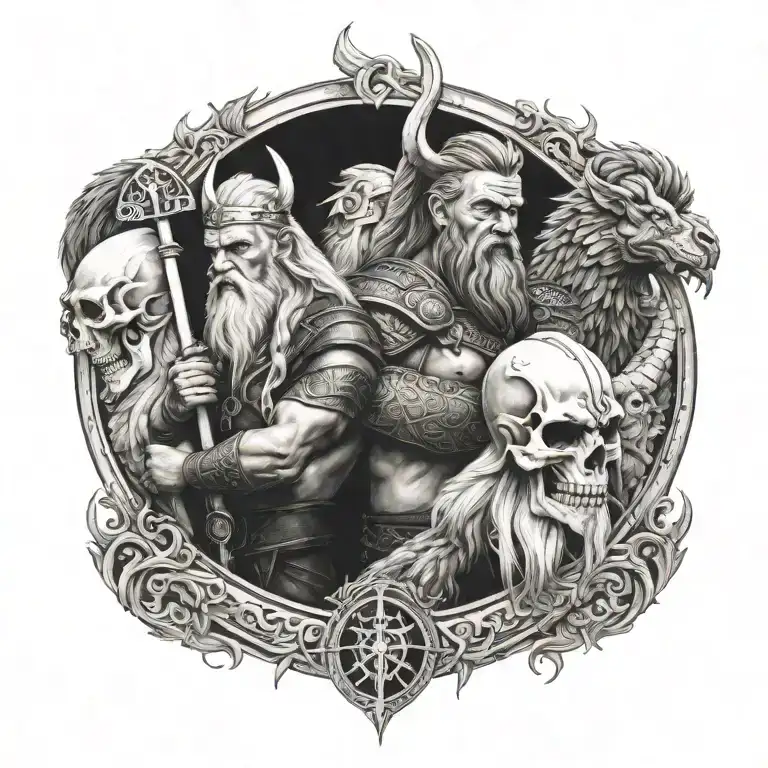 Nordic Gods Valhalla