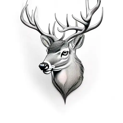 Asymmetric Deer Head