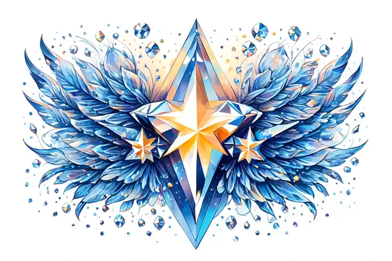 Trailing Shooting Stars And Diamonds