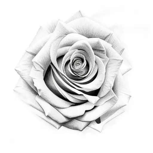 Rose Entwined With Christian Cross