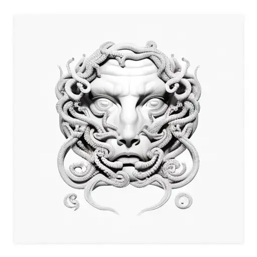 Medusa Mitologia Griega Frontal