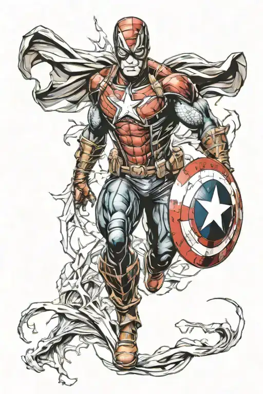 Marvel Superheros Full Back