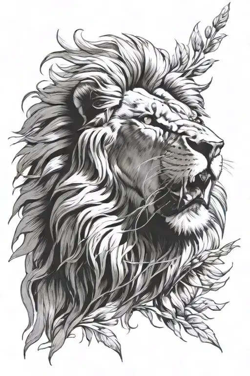 Cross Over Lion Roaring