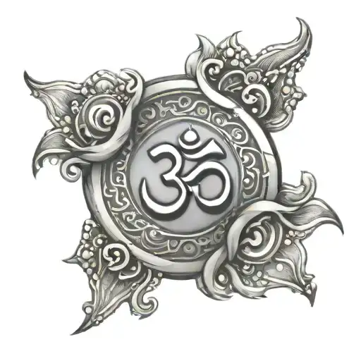 Hindu Ohm Symbol