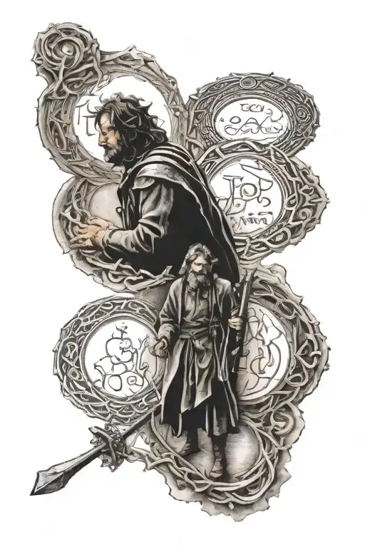 Lord Of The Rings Card