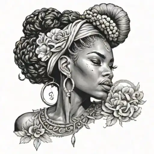 Afrocentric Capricorn Black Woman