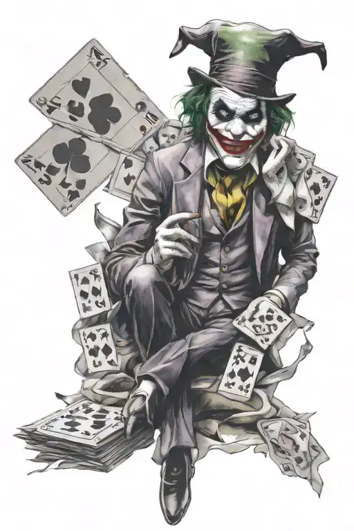 Joker And Cards
