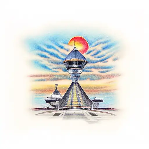 Cirrus Catahoula Airport Sunset