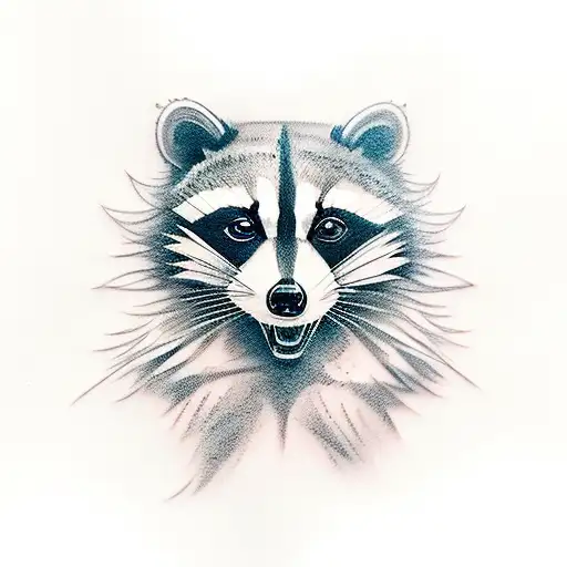 Teacher Raccoon Playing Metal Guitar