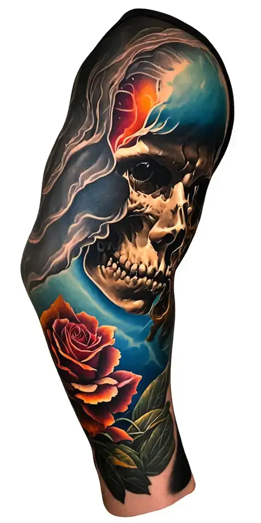 Dark Themed Realism Arm Sleeve