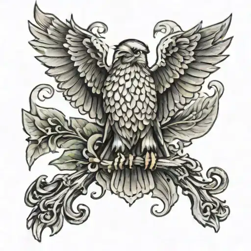Polish Falcon Irish Cross