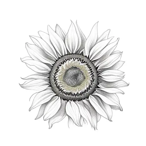 Sunflower With Daisy And Trillium