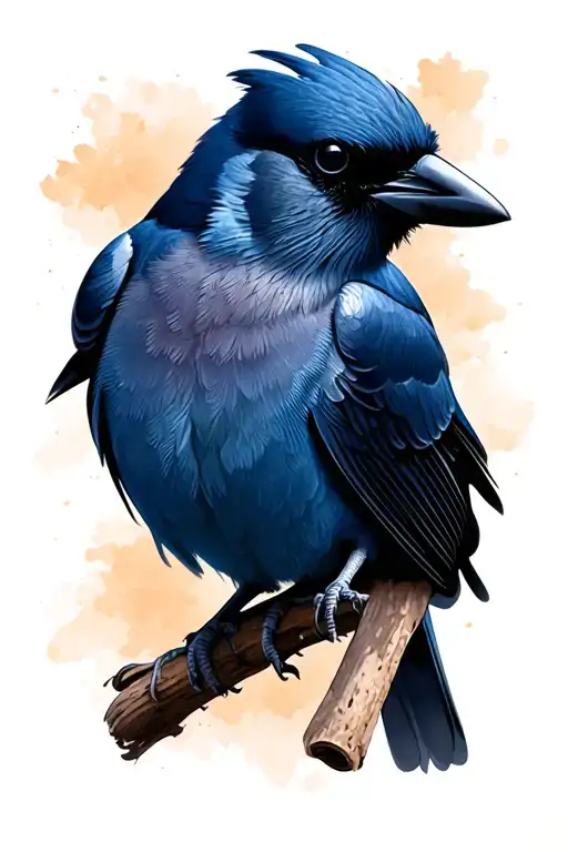 Jackdaw Bird Perched