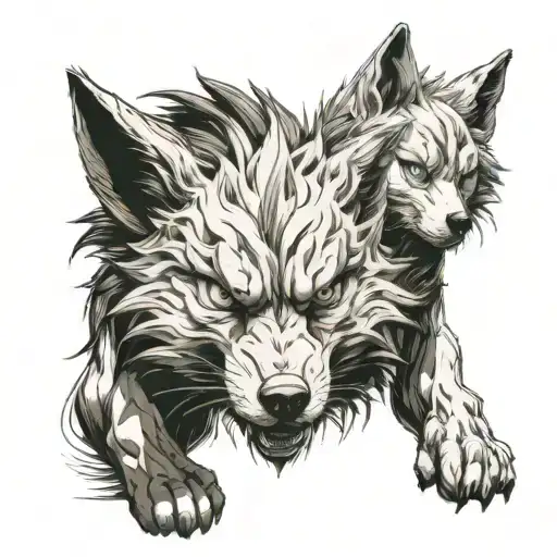 They Are Goku And Wolf