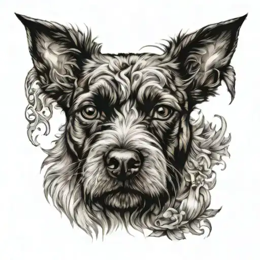 My Dog Zeus Who Is An American Stanford Terrier With Greek Mythology