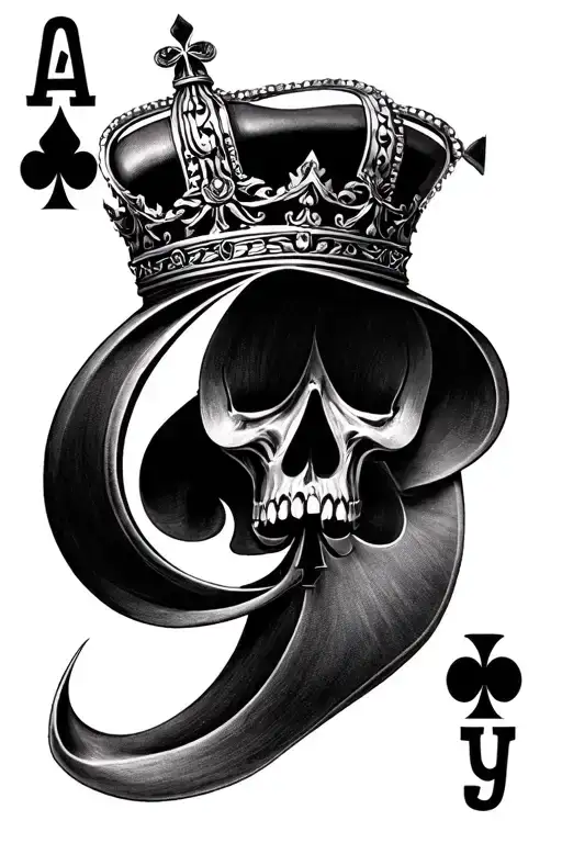 Carre 3D King Of Spades