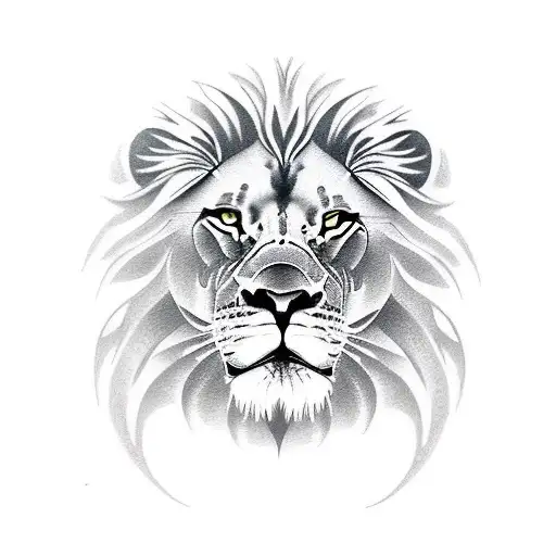 Realistic Lion Doing Push-ups