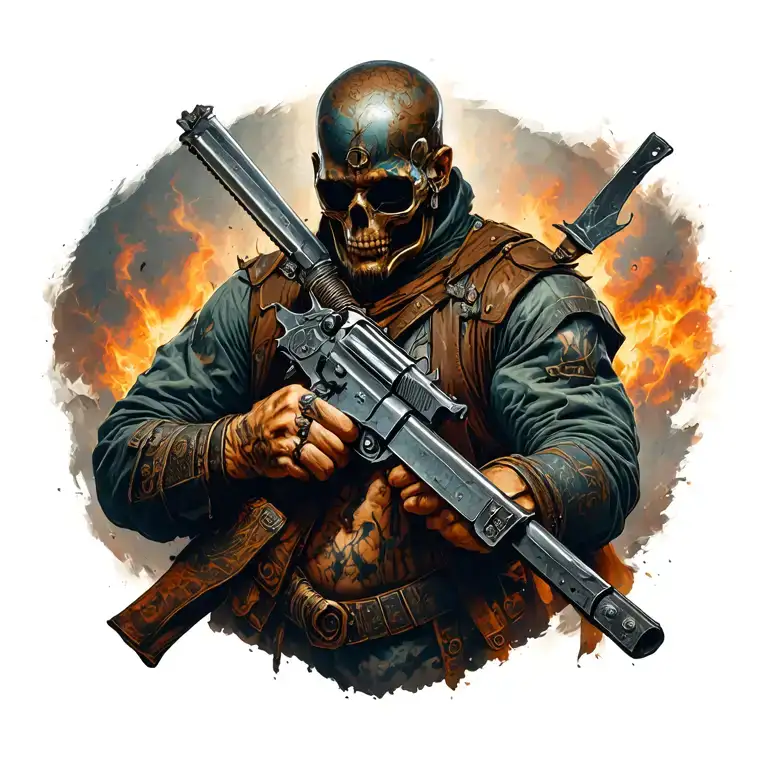 Battle Worn Battle Scene