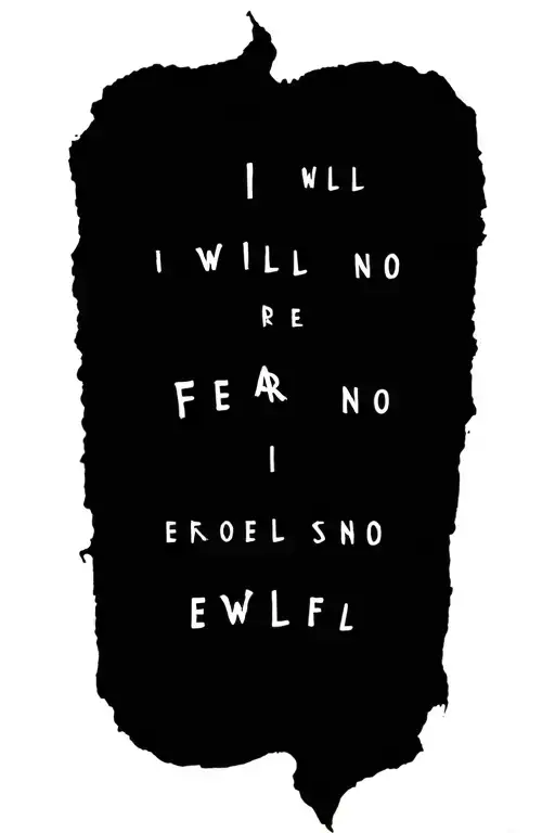 Bible Verse I Will Fear No Evil
