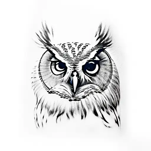 Owl With Pocket Watch