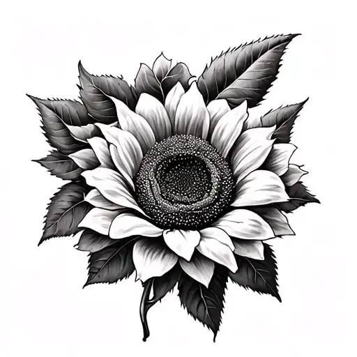 Sunflower & Rose Intertwined