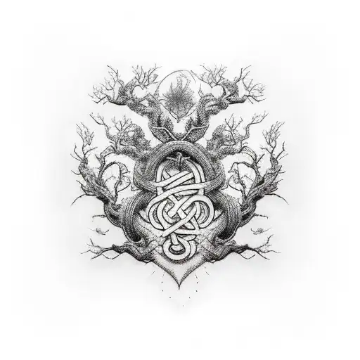 Norse Mythology Arm Sleeve Yggdrasil