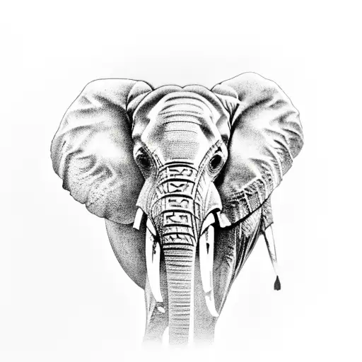 Nature With A Sanuruse And An African Elephant