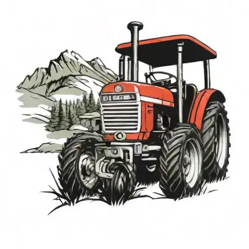 Little Red Tractor Children's Series Forest Alps Nature