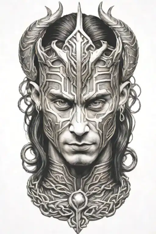 Loki Chained And Being Damaged