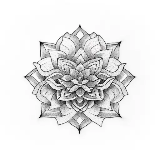 Witch Knot And Lotus Flower