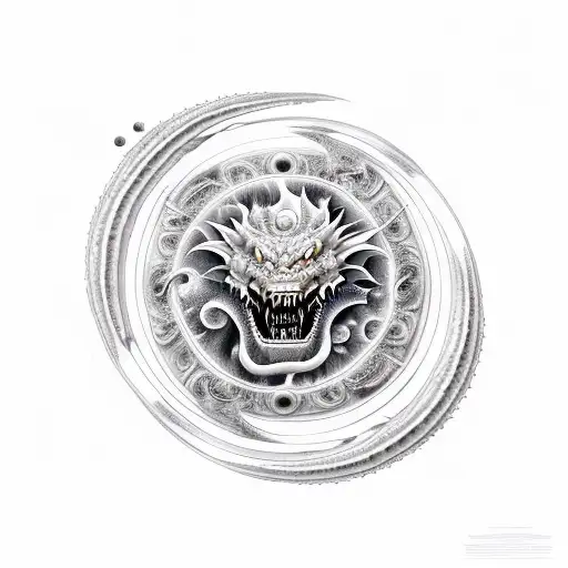 Phases Of The Moon Intercepted With The Brightness Of Dragon Fire