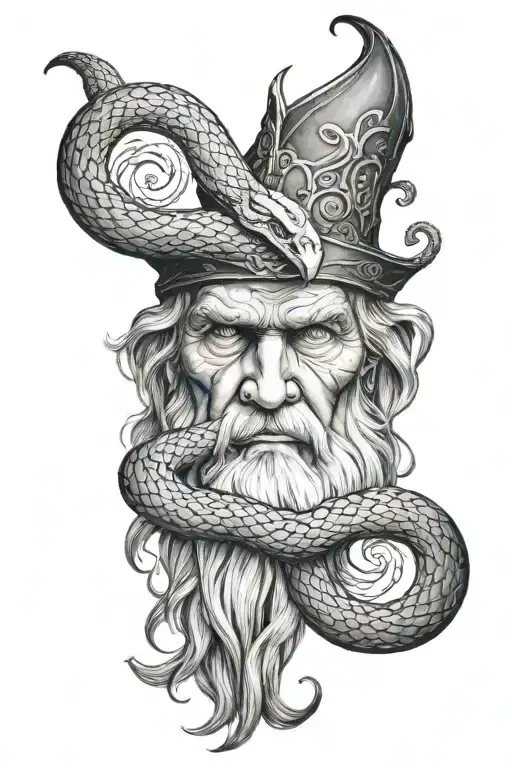 Odin And Snake