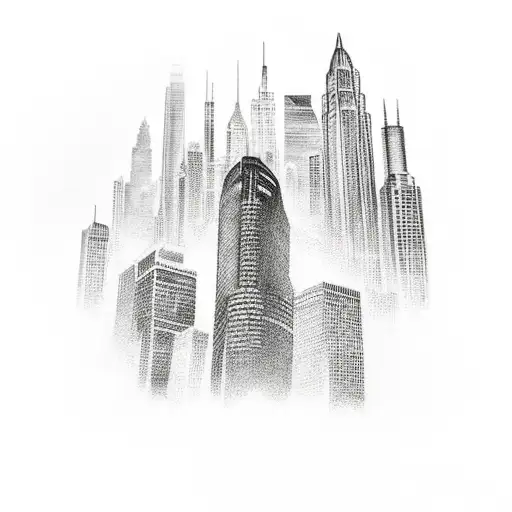 Guy Between Skyscrapers