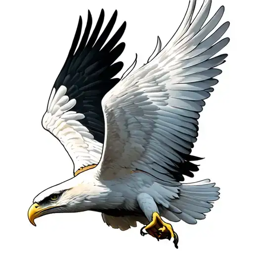 White Eagle Flying