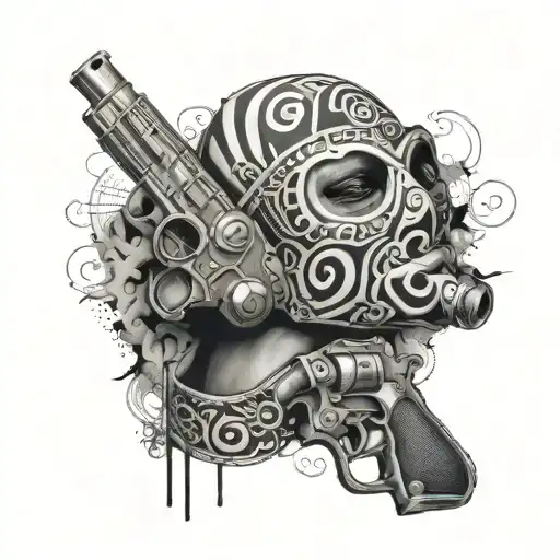 Mask Gun Writing Ankara 06