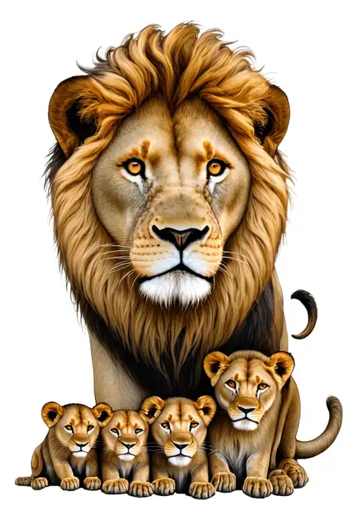 Lion Family Tweo Kids