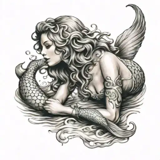 Realistic Neapolitan Mermaid