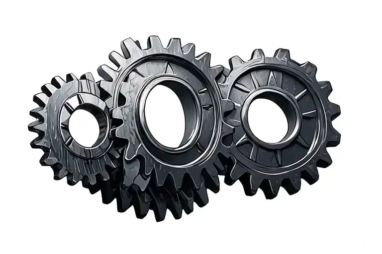 3D Gears Intertwined