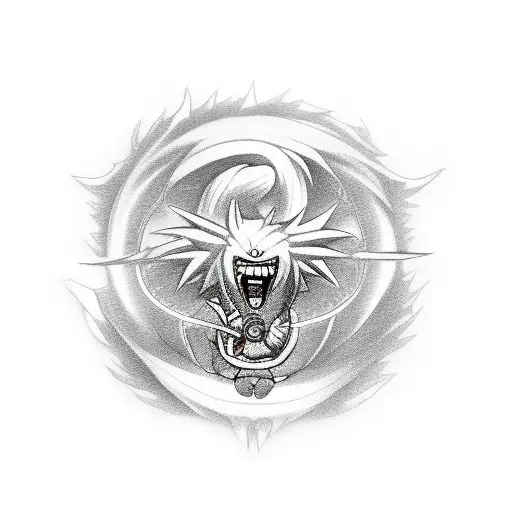 A Realistic Depiction Of Naruto Unleashing The Nine-tails Chakra Mode