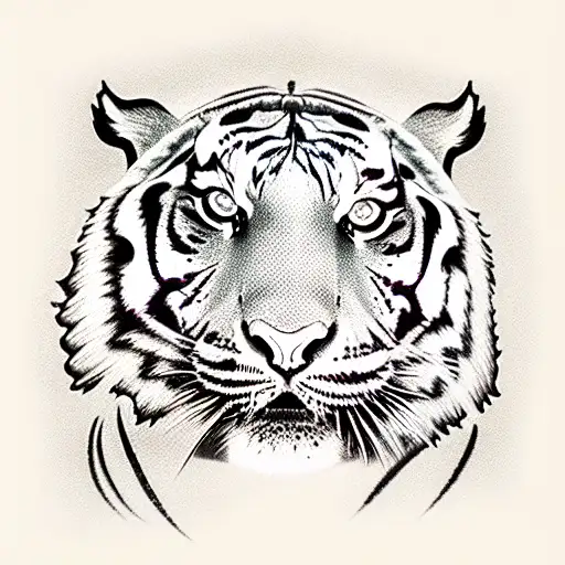 Tiger Blade Hand Sky Clouds