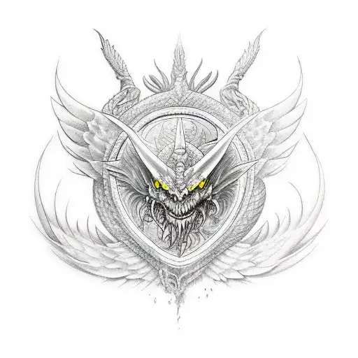 Archangel Spearing Dragon