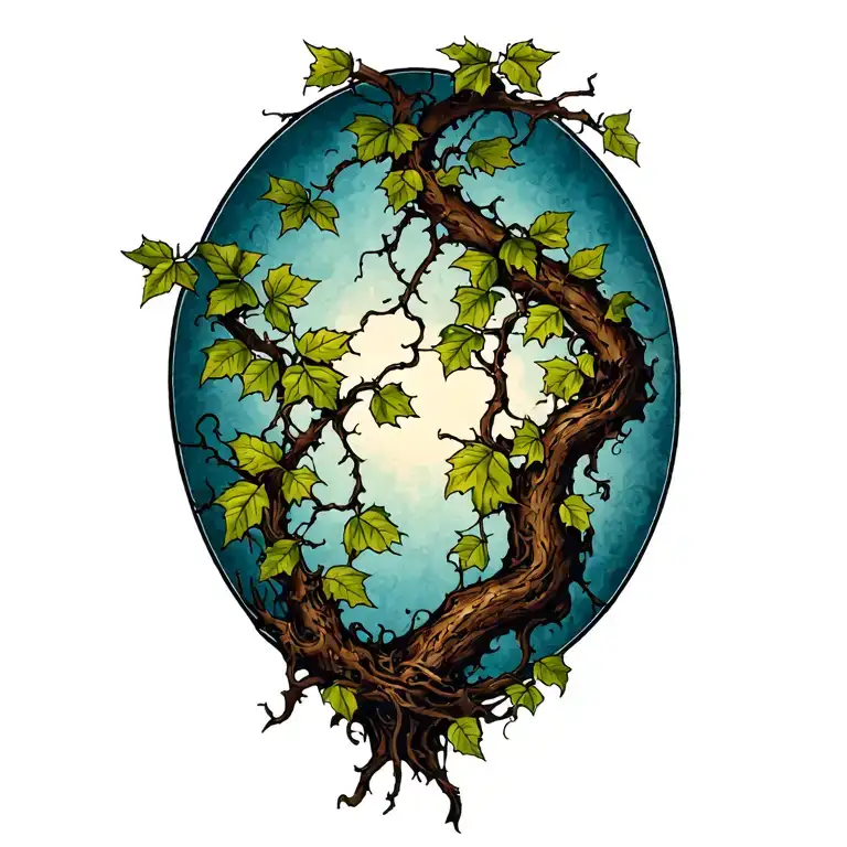 Vines Growing Up Arm Sleeve