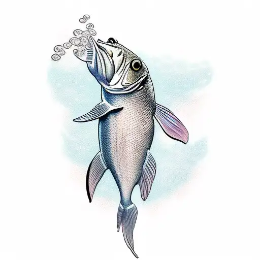 Fish Swimming Upriver