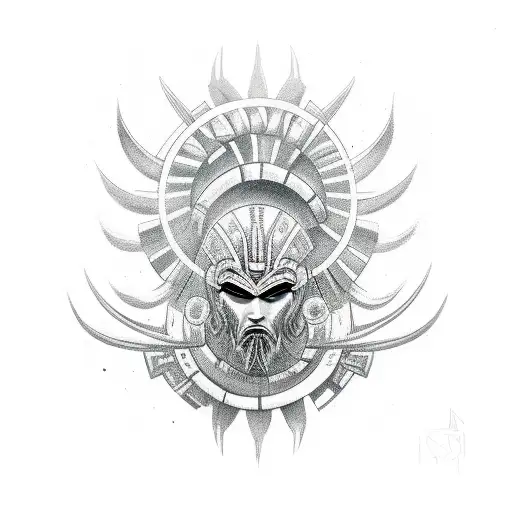 Tribal Abstract Spartan