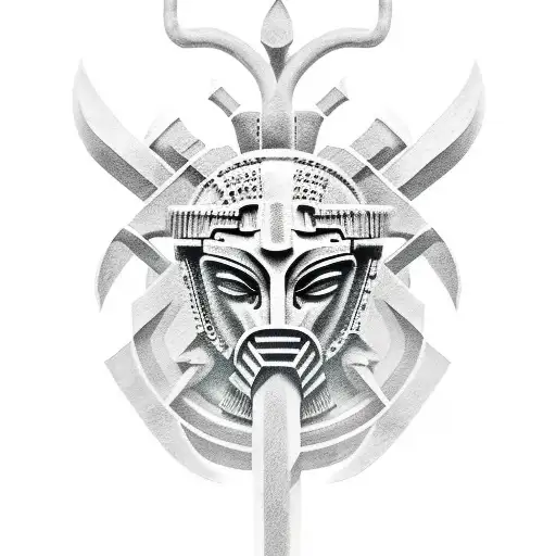 Abstract Greek Spartan